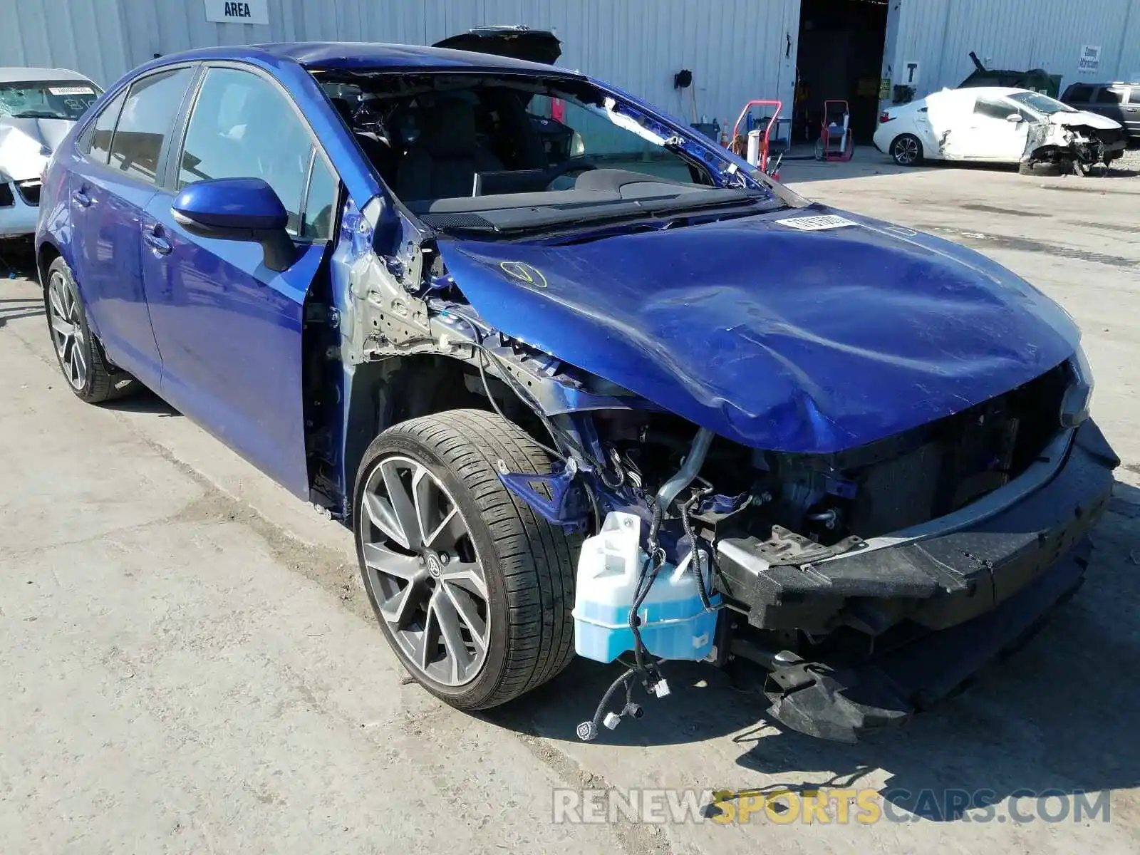 1 Photograph of a damaged car 5YFS4RCEXLP001837 TOYOTA COROLLA 2020