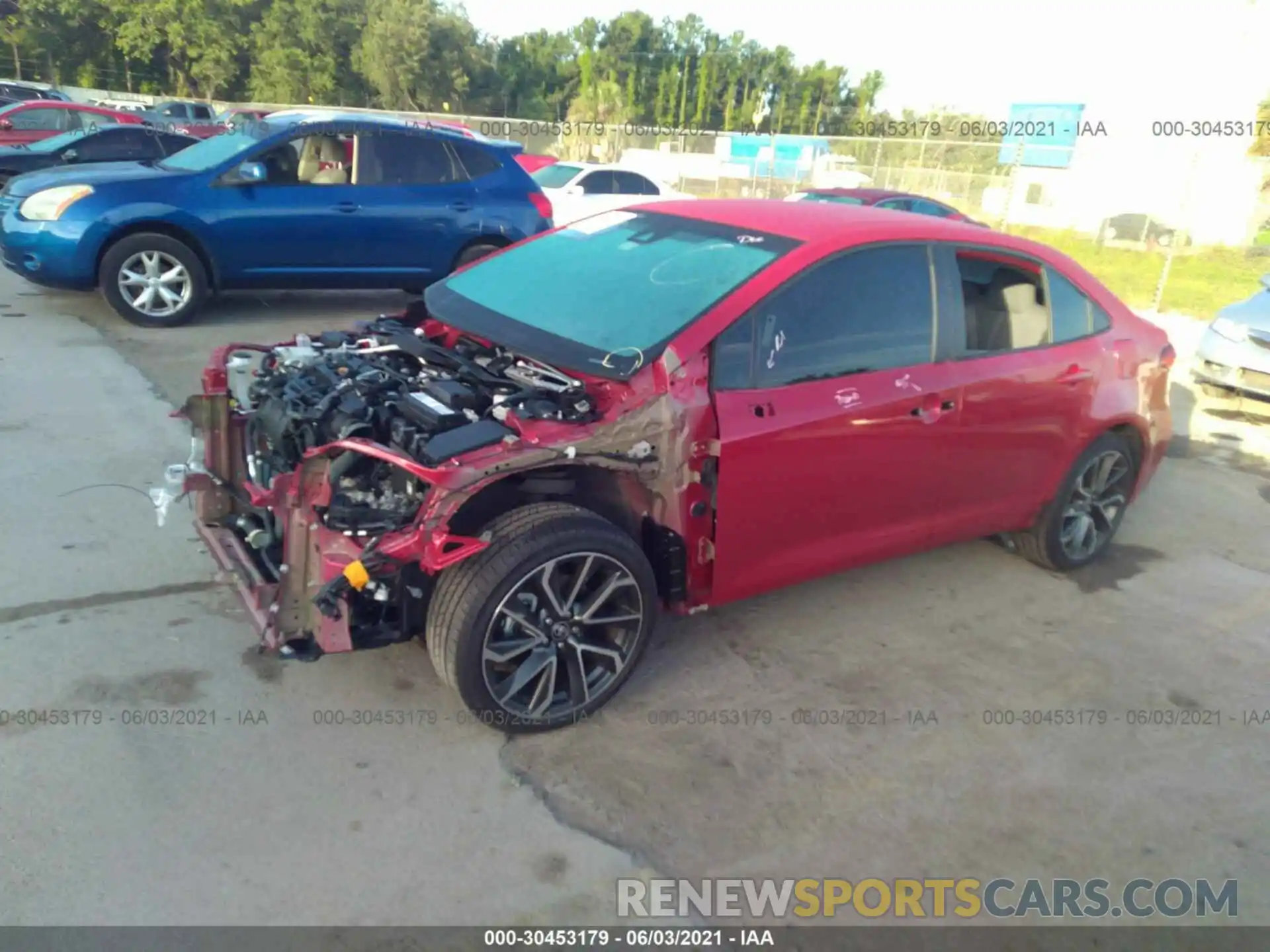 2 Photograph of a damaged car 5YFS4RCEXLP002258 TOYOTA COROLLA 2020