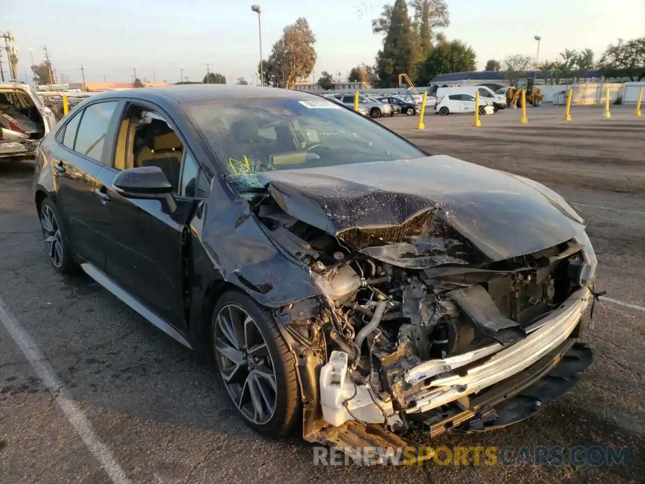 1 Photograph of a damaged car 5YFS4RCEXLP004883 TOYOTA COROLLA 2020