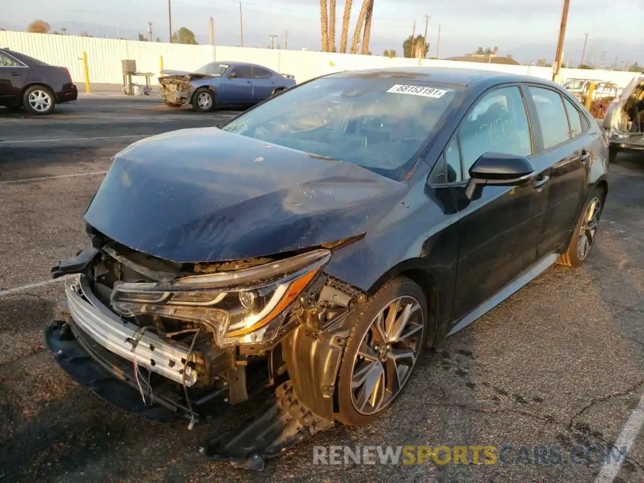 2 Photograph of a damaged car 5YFS4RCEXLP004883 TOYOTA COROLLA 2020