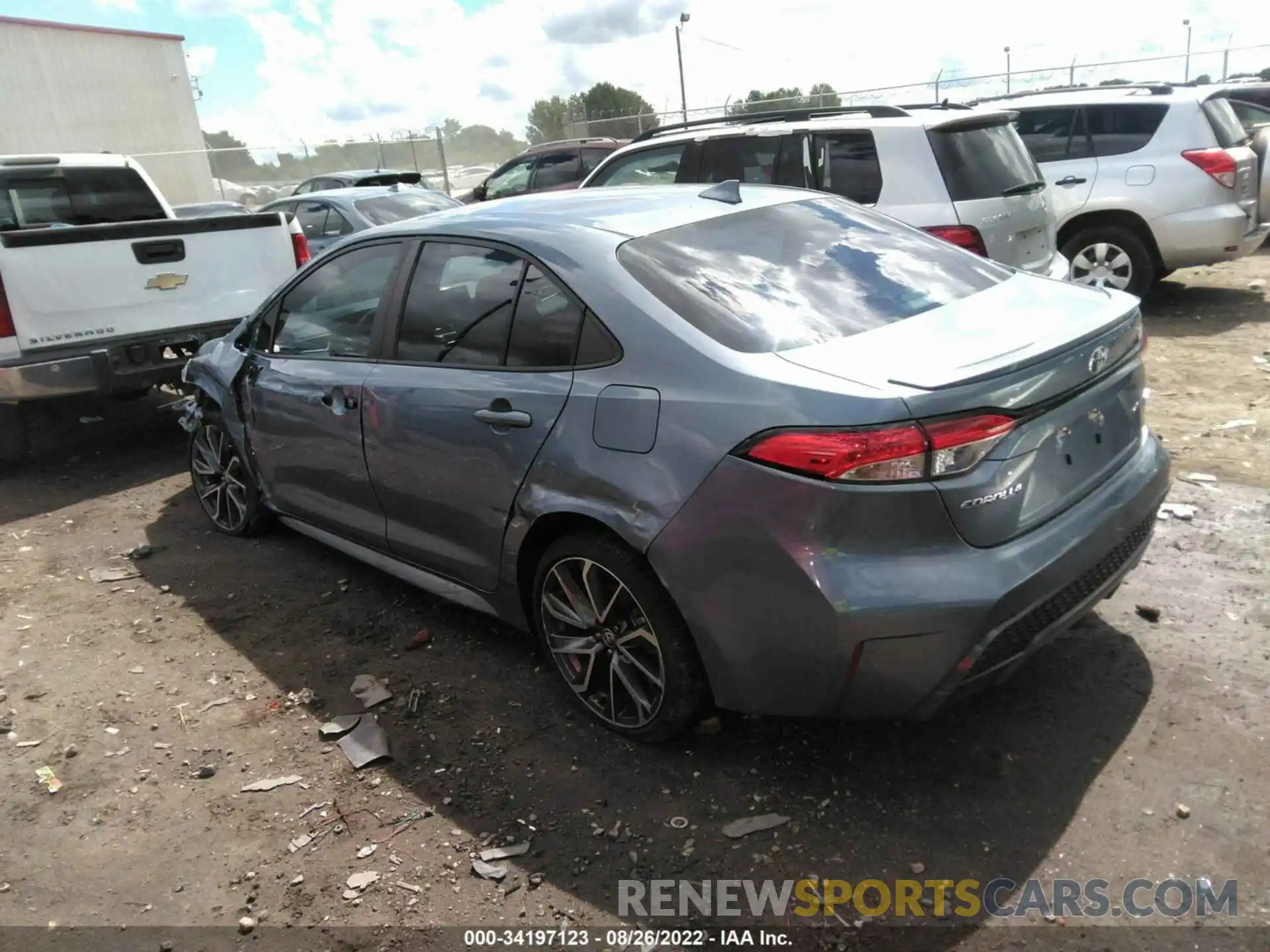 3 Photograph of a damaged car 5YFS4RCEXLP007136 TOYOTA COROLLA 2020