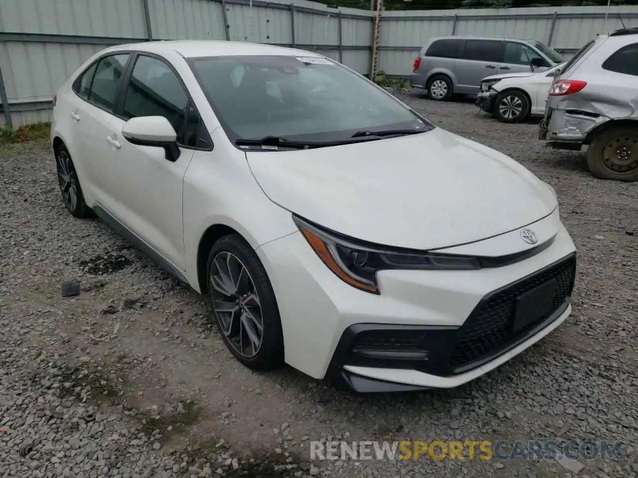 1 Photograph of a damaged car 5YFS4RCEXLP009288 TOYOTA COROLLA 2020