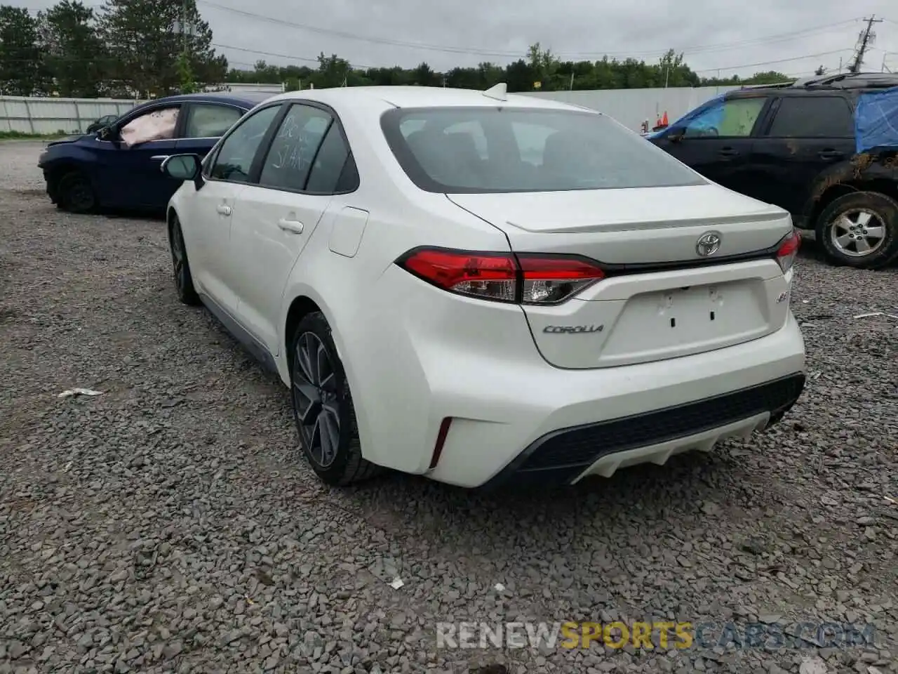 3 Photograph of a damaged car 5YFS4RCEXLP009288 TOYOTA COROLLA 2020