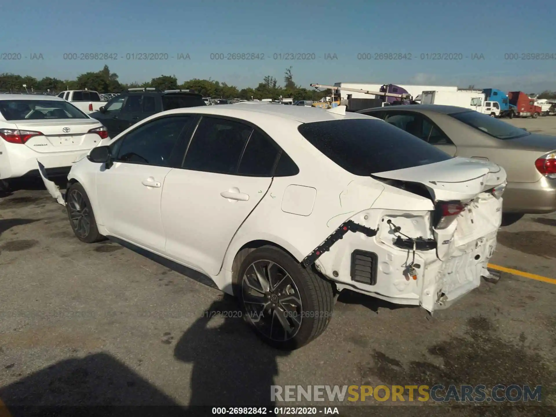 3 Photograph of a damaged car 5YFS4RCEXLP011025 TOYOTA COROLLA 2020