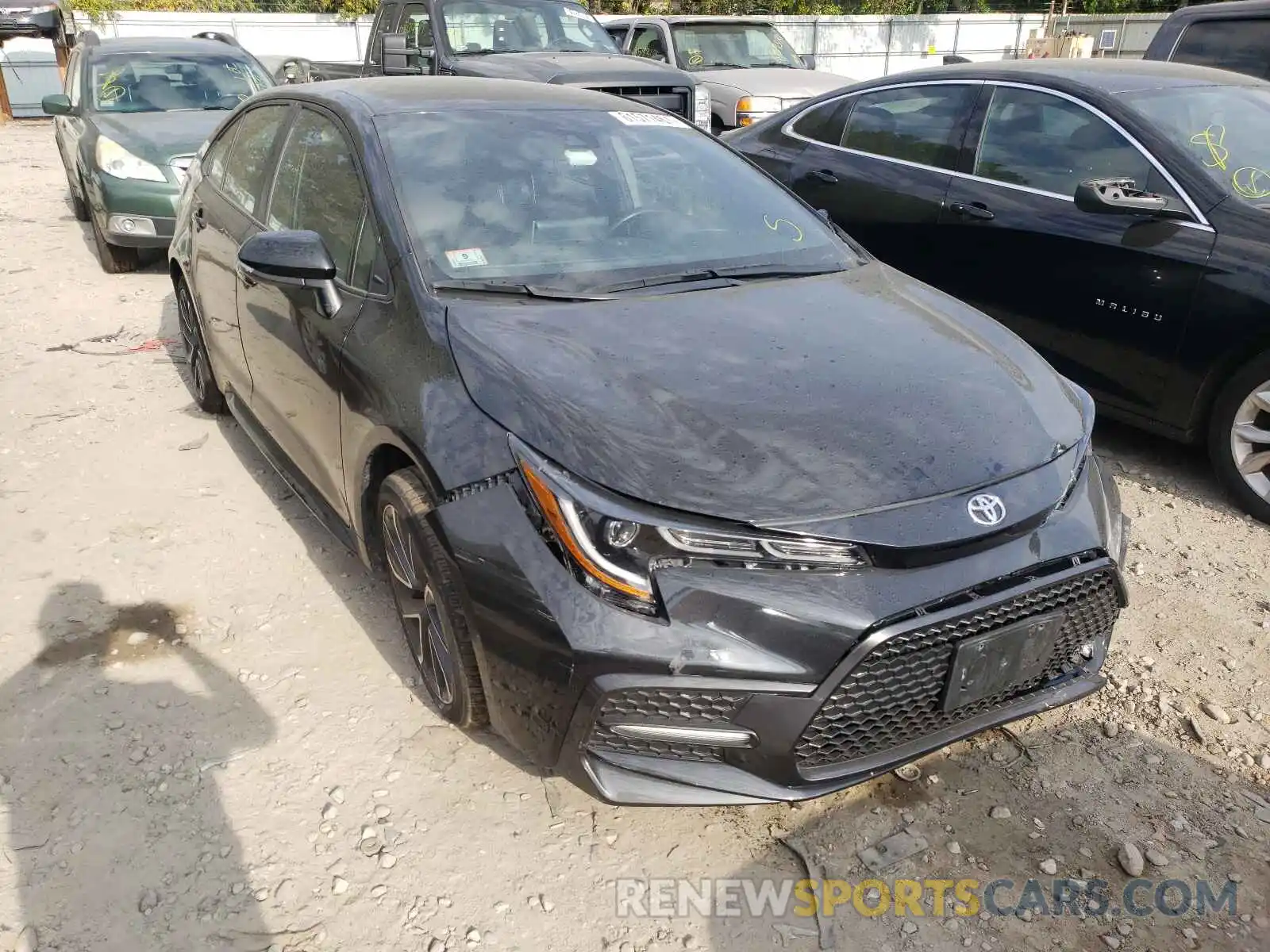 1 Photograph of a damaged car 5YFS4RCEXLP011428 TOYOTA COROLLA 2020