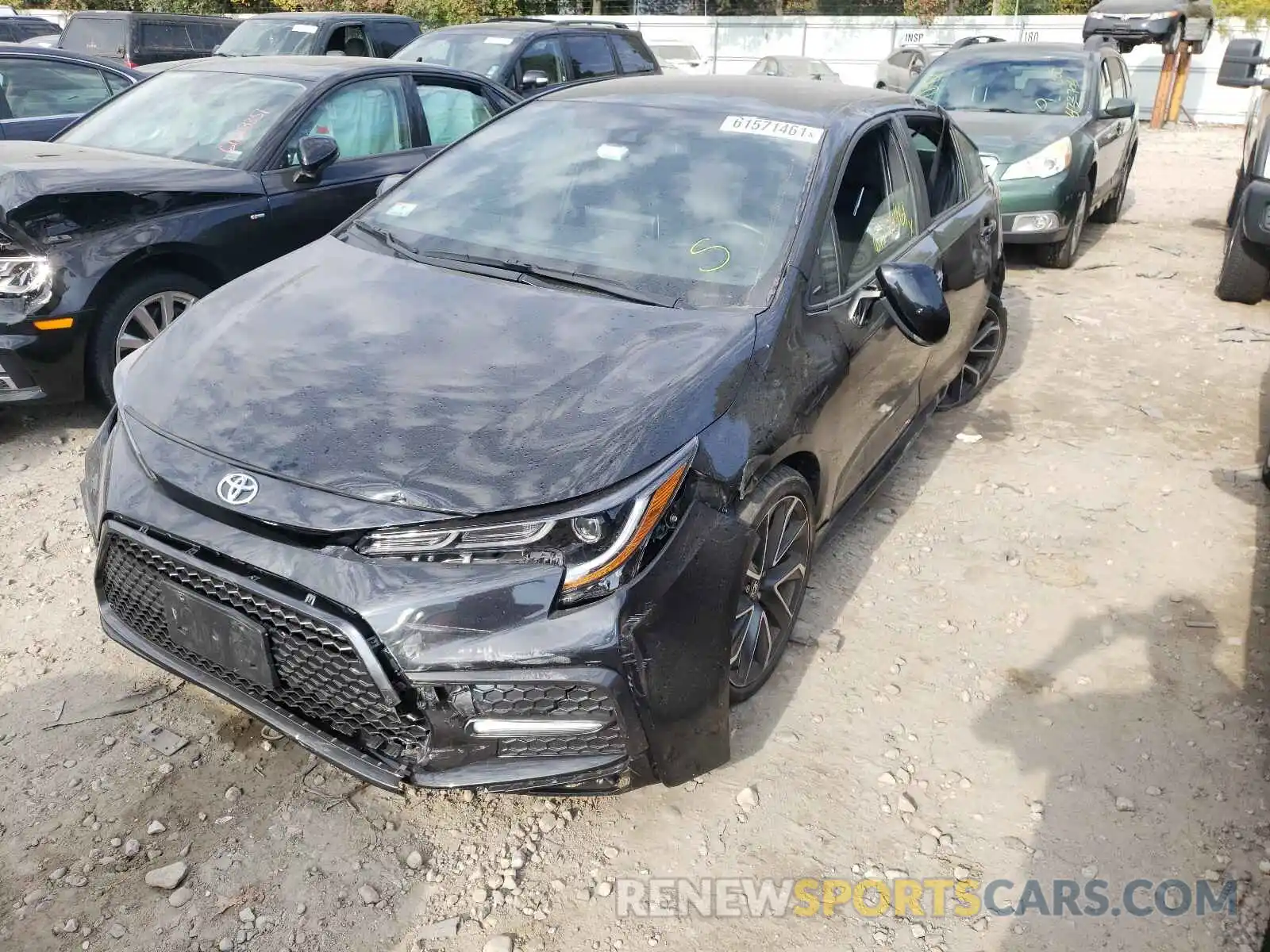 2 Photograph of a damaged car 5YFS4RCEXLP011428 TOYOTA COROLLA 2020