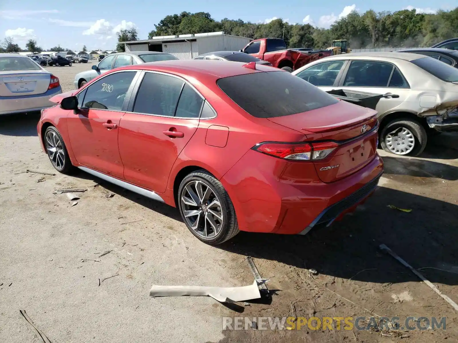 3 Photograph of a damaged car 5YFS4RCEXLP012725 TOYOTA COROLLA 2020