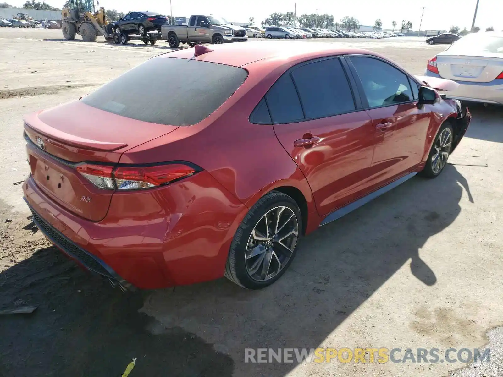 4 Photograph of a damaged car 5YFS4RCEXLP012725 TOYOTA COROLLA 2020