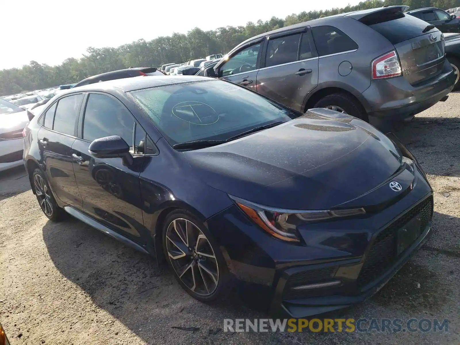 1 Photograph of a damaged car 5YFS4RCEXLP013325 TOYOTA COROLLA 2020