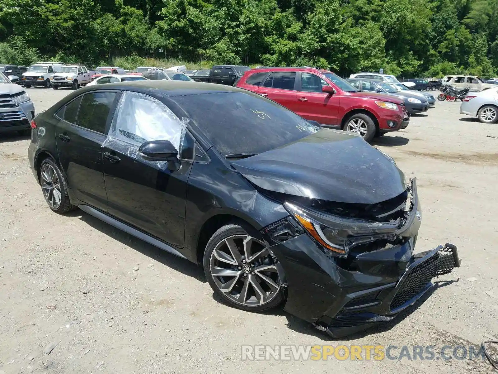 1 Photograph of a damaged car 5YFS4RCEXLP013910 TOYOTA COROLLA 2020