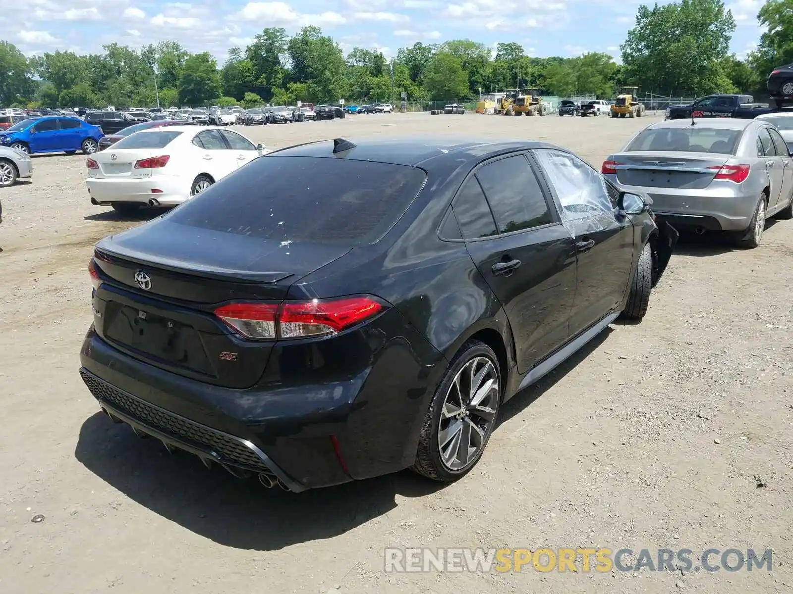 4 Photograph of a damaged car 5YFS4RCEXLP013910 TOYOTA COROLLA 2020