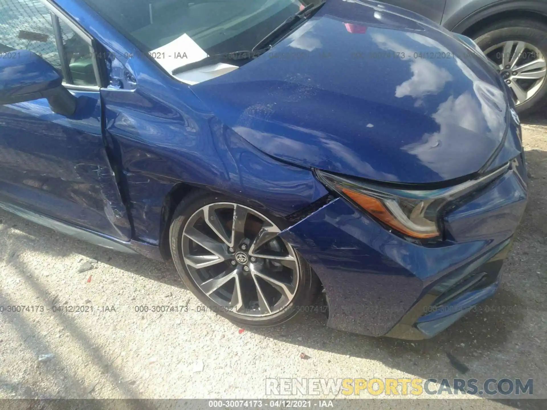 6 Photograph of a damaged car 5YFS4RCEXLP015155 TOYOTA COROLLA 2020