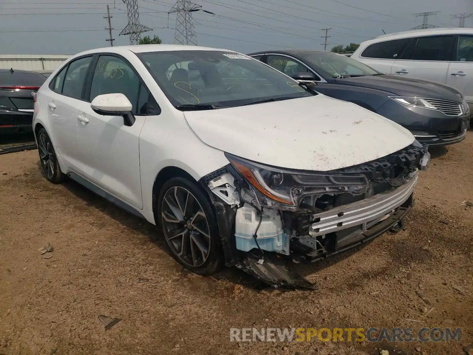 1 Photograph of a damaged car 5YFS4RCEXLP015558 TOYOTA COROLLA 2020