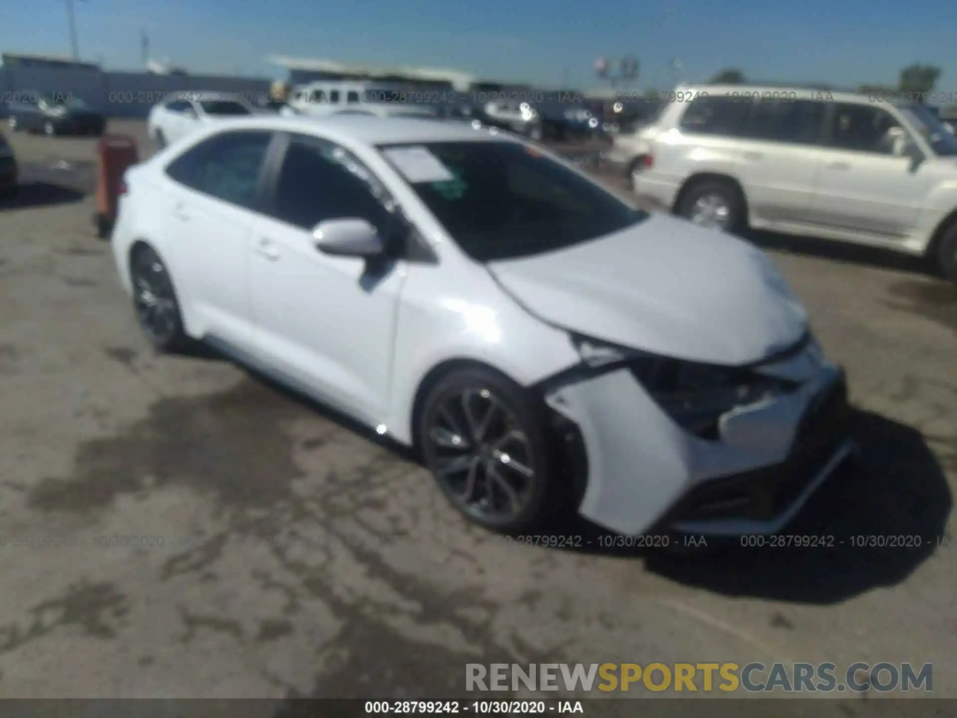 1 Photograph of a damaged car 5YFS4RCEXLP021179 TOYOTA COROLLA 2020