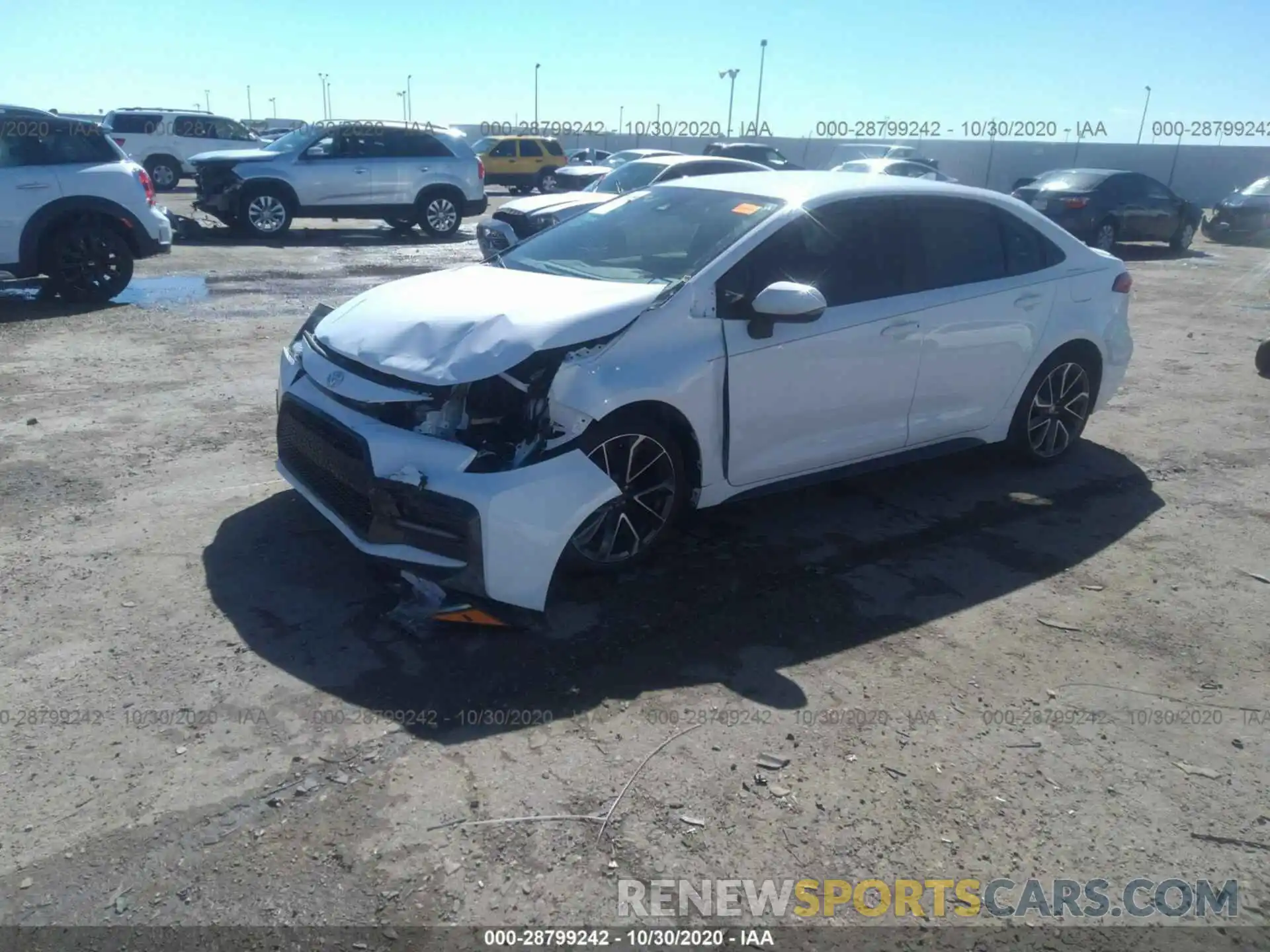 2 Photograph of a damaged car 5YFS4RCEXLP021179 TOYOTA COROLLA 2020