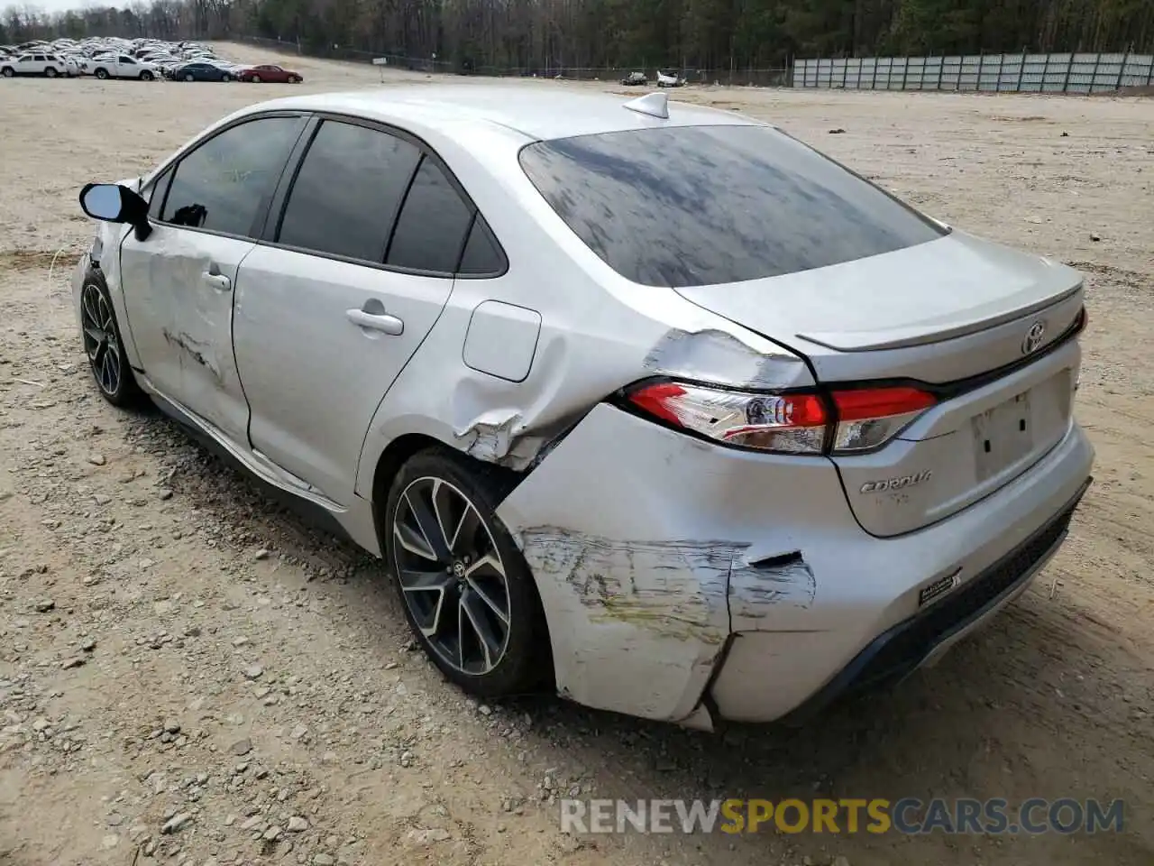 3 Photograph of a damaged car 5YFS4RCEXLP021344 TOYOTA COROLLA 2020