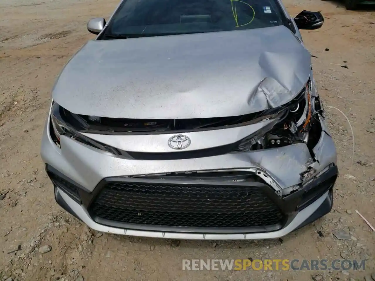 9 Photograph of a damaged car 5YFS4RCEXLP021344 TOYOTA COROLLA 2020