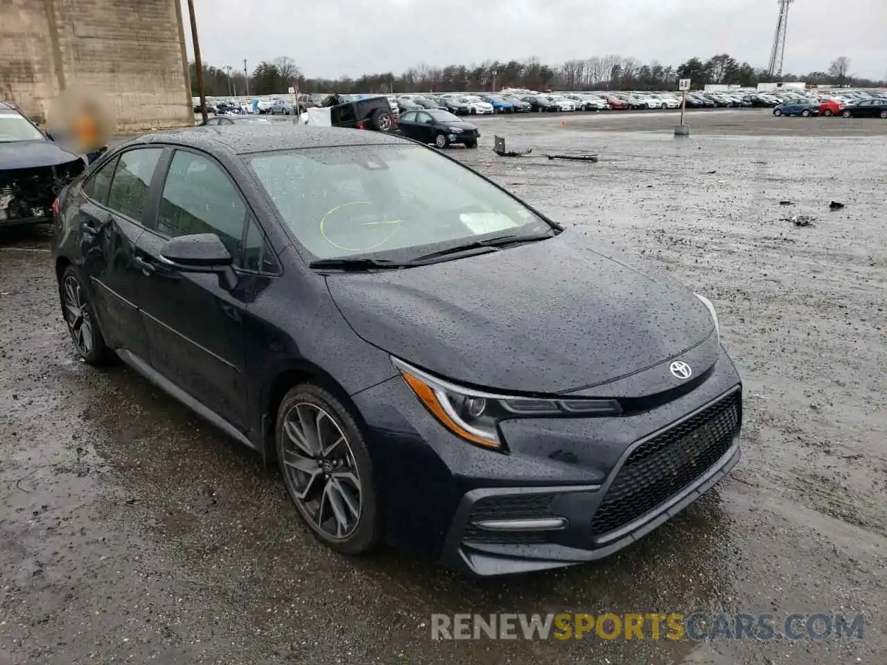 1 Photograph of a damaged car 5YFS4RCEXLP022669 TOYOTA COROLLA 2020