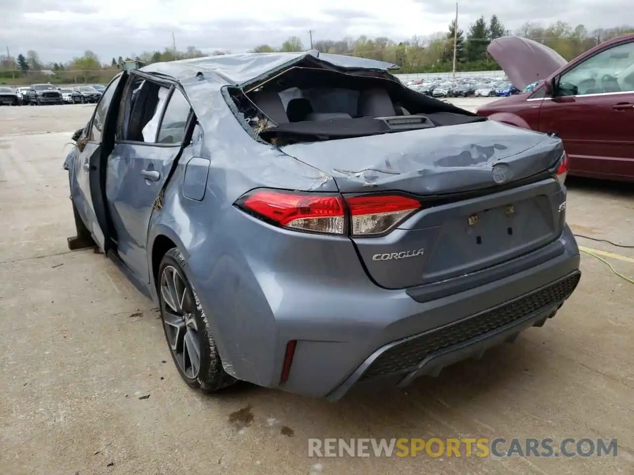 3 Photograph of a damaged car 5YFS4RCEXLP022848 TOYOTA COROLLA 2020