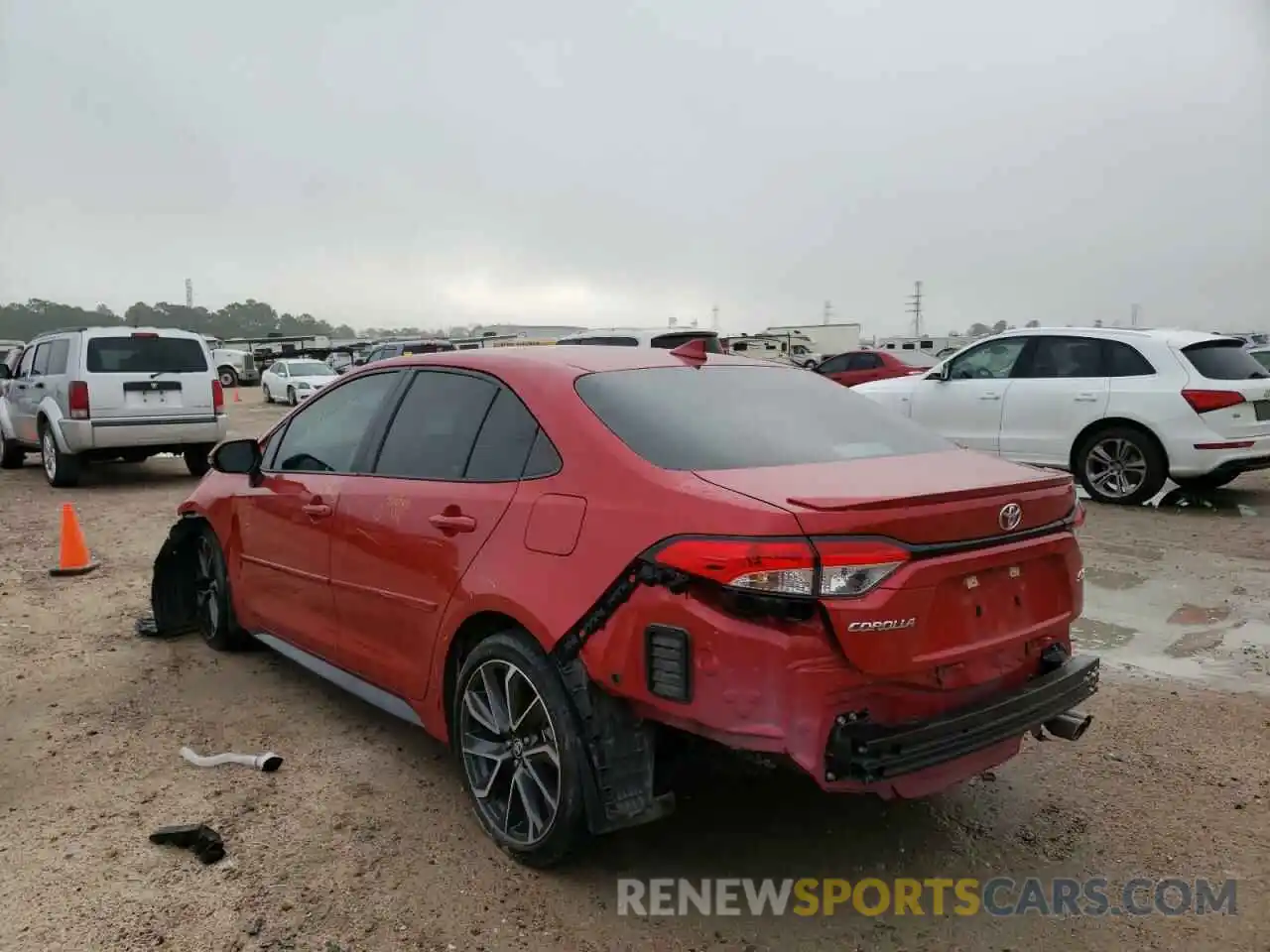 3 Photograph of a damaged car 5YFS4RCEXLP023868 TOYOTA COROLLA 2020