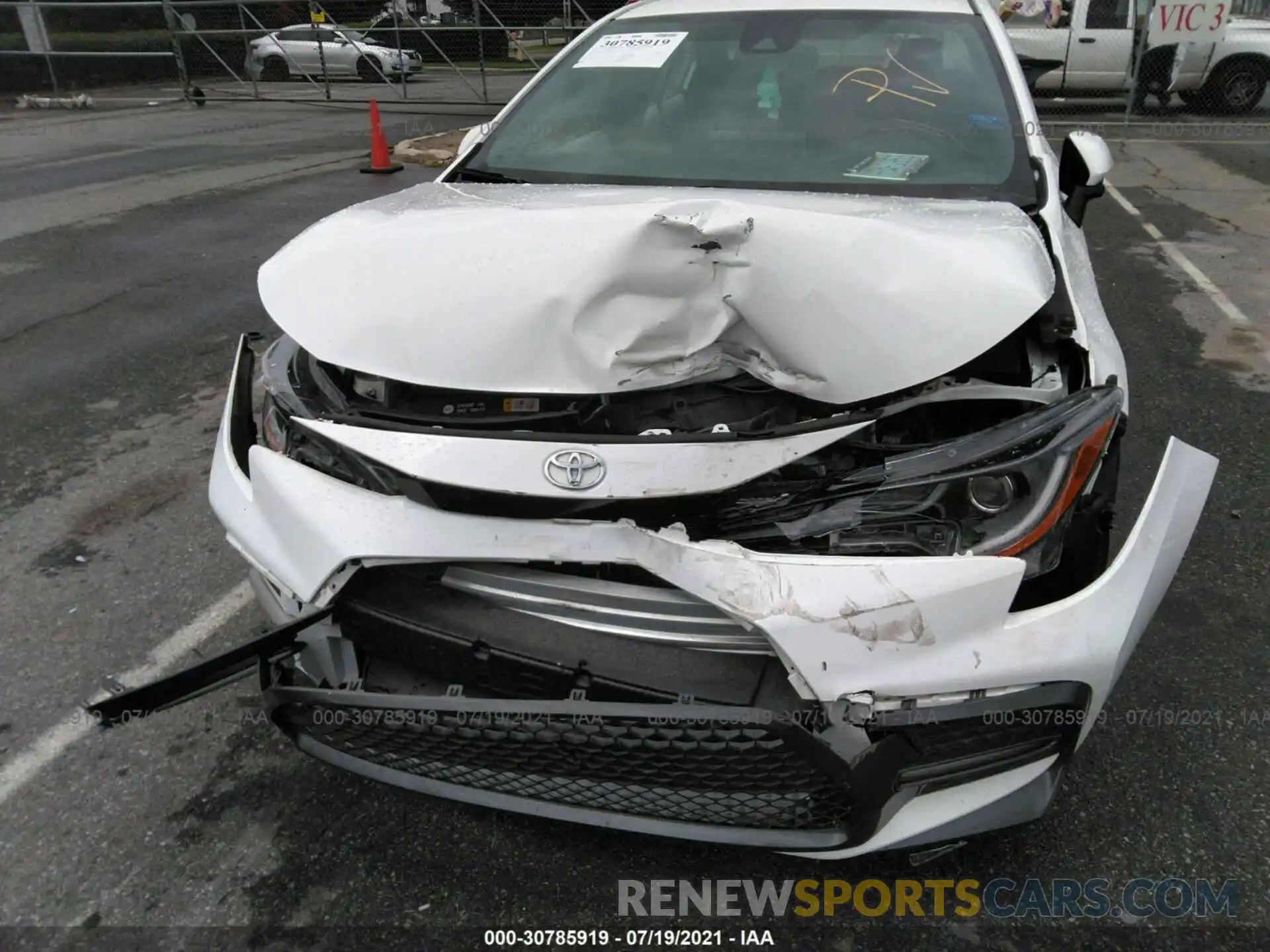 6 Photograph of a damaged car 5YFS4RCEXLP025412 TOYOTA COROLLA 2020