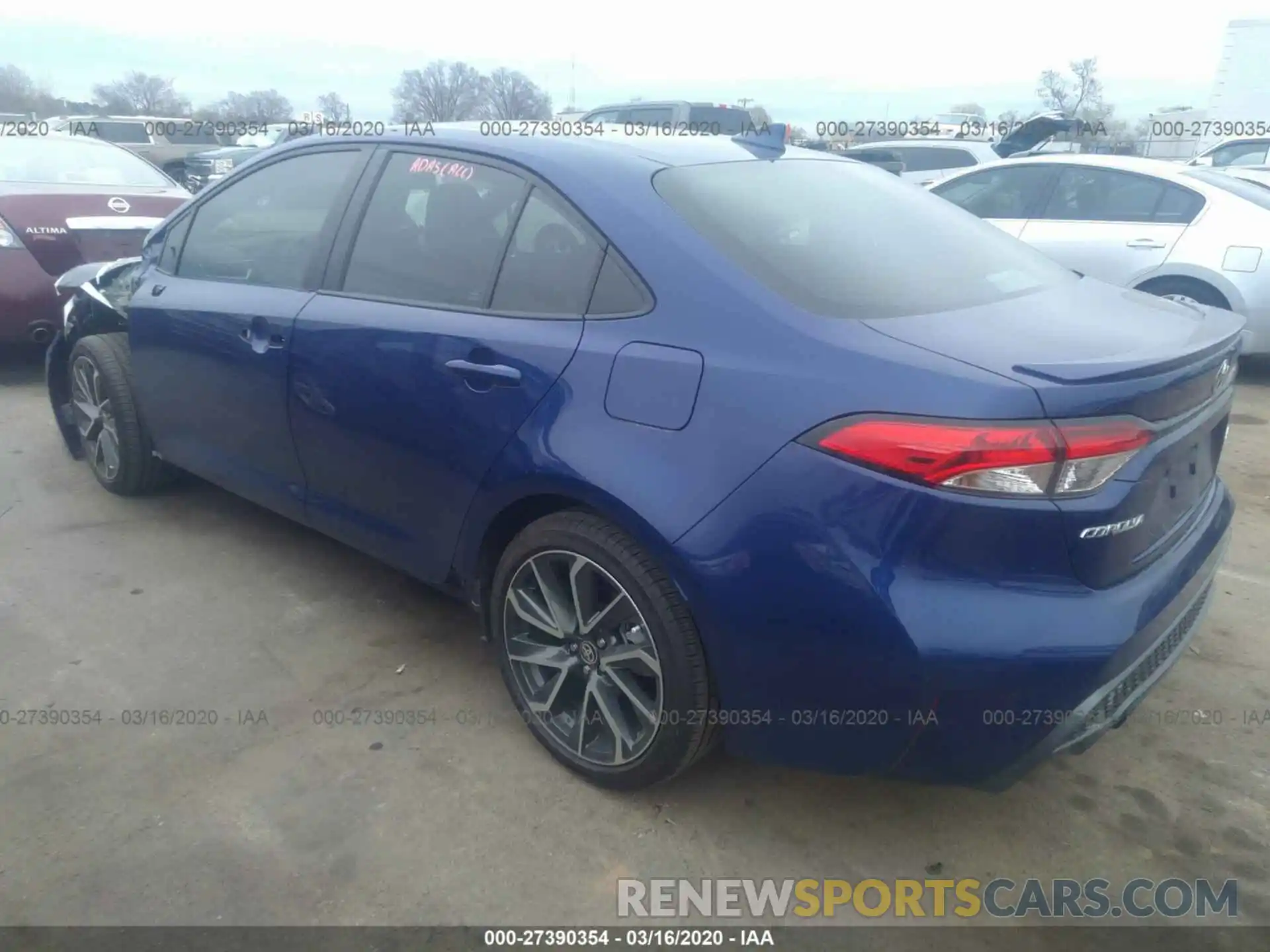 3 Photograph of a damaged car 5YFS4RCEXLP025622 TOYOTA COROLLA 2020