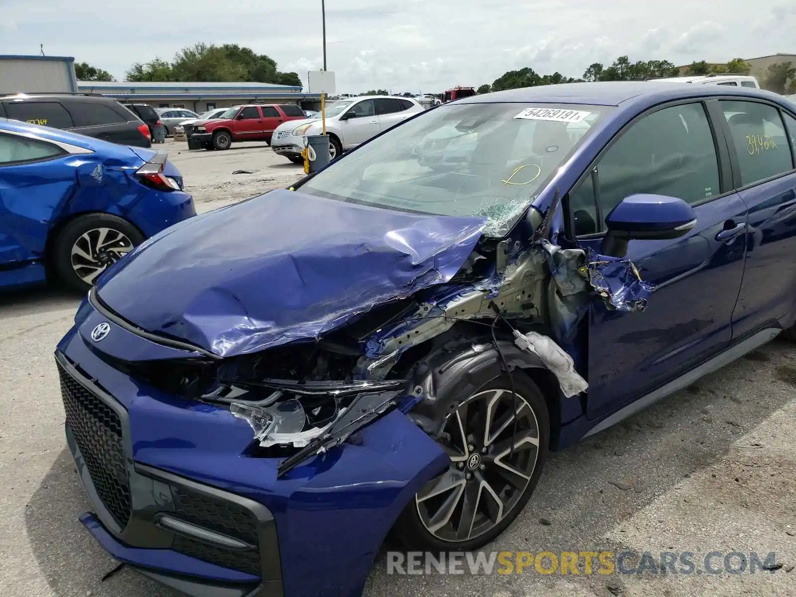 9 Photograph of a damaged car 5YFS4RCEXLP026446 TOYOTA COROLLA 2020