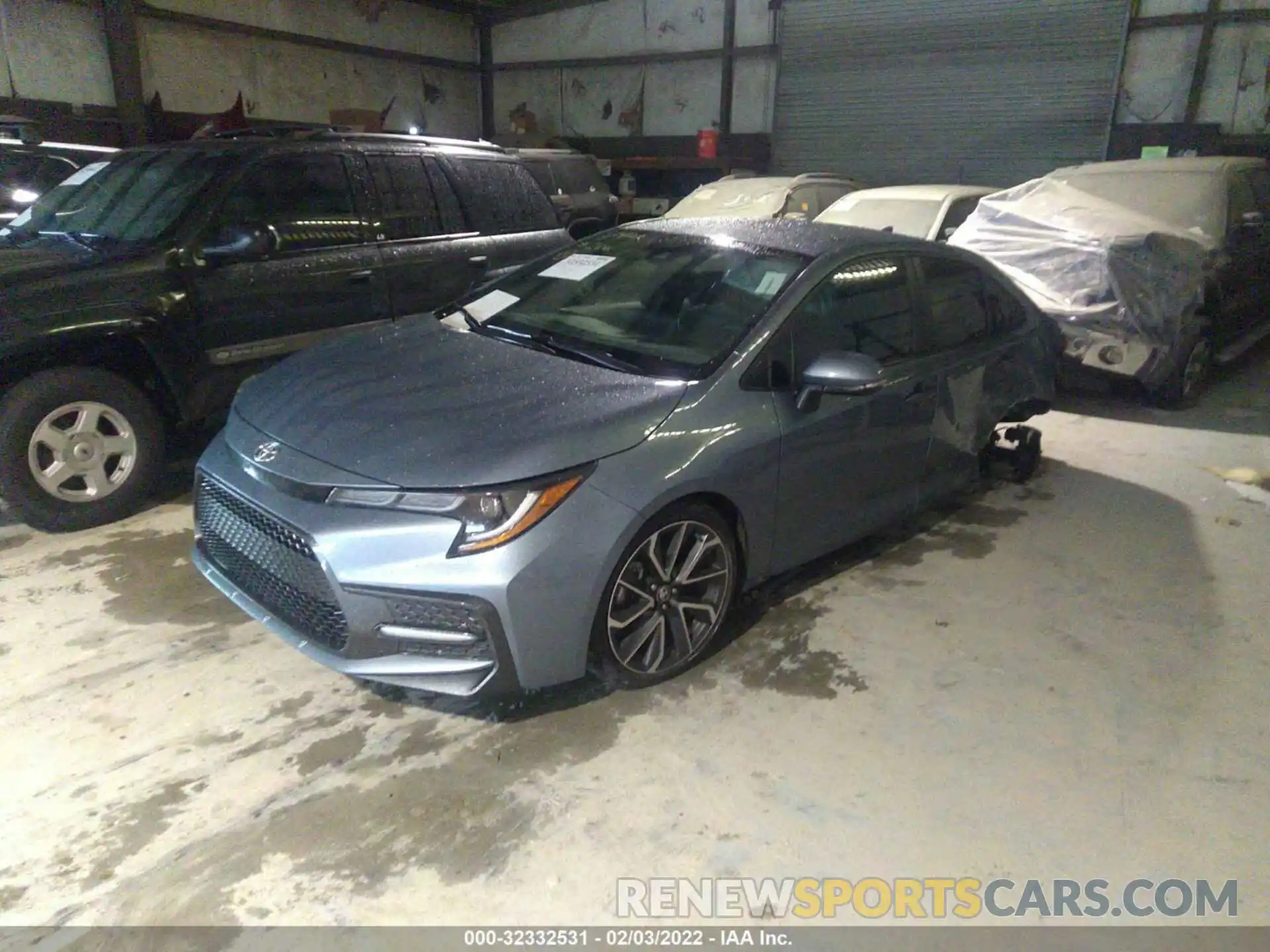 2 Photograph of a damaged car 5YFS4RCEXLP026866 TOYOTA COROLLA 2020