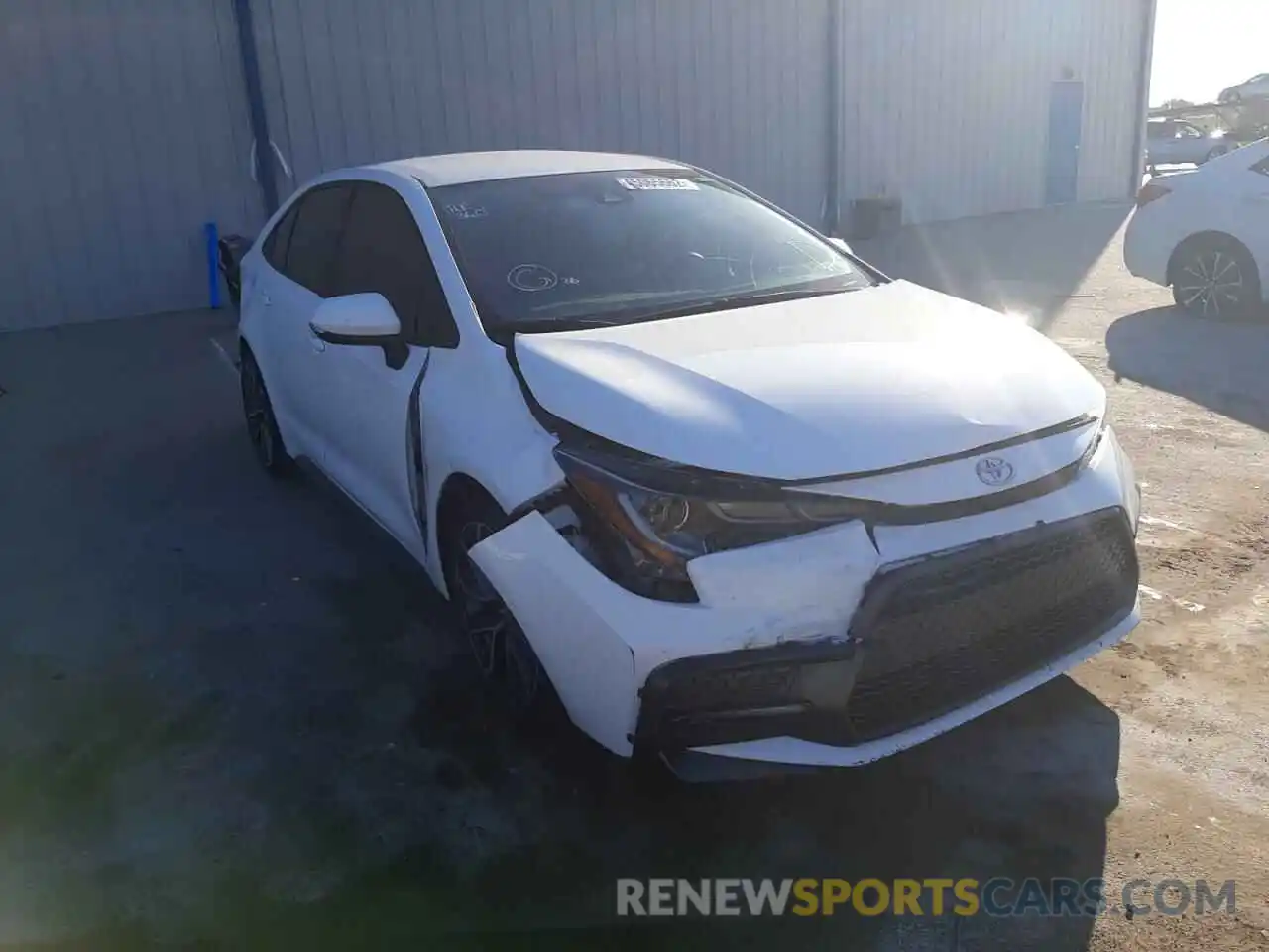 1 Photograph of a damaged car 5YFS4RCEXLP027998 TOYOTA COROLLA 2020