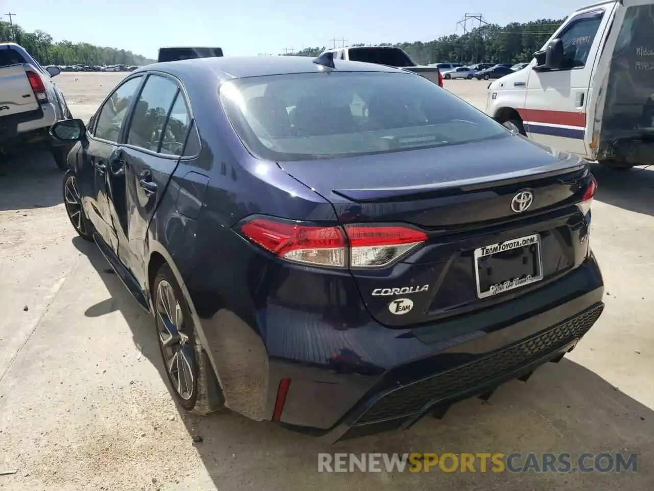 3 Photograph of a damaged car 5YFS4RCEXLP028942 TOYOTA COROLLA 2020