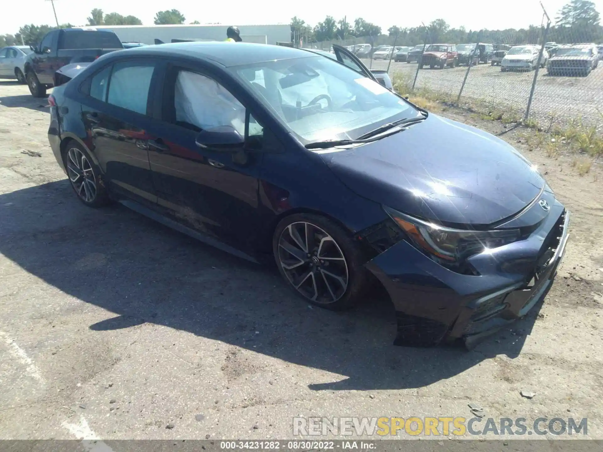 1 Photograph of a damaged car 5YFS4RCEXLP029489 TOYOTA COROLLA 2020