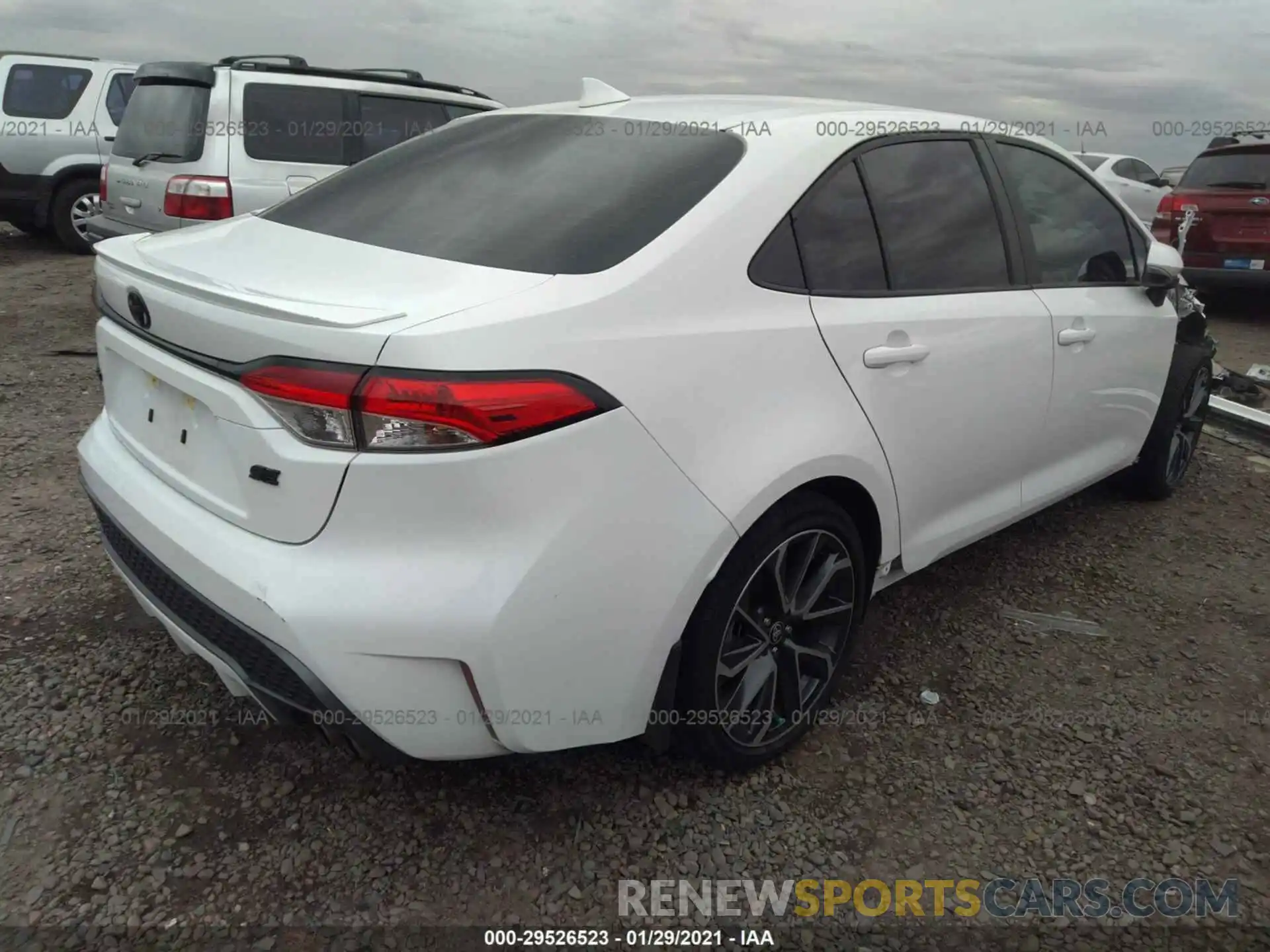 4 Photograph of a damaged car 5YFS4RCEXLP029833 TOYOTA COROLLA 2020