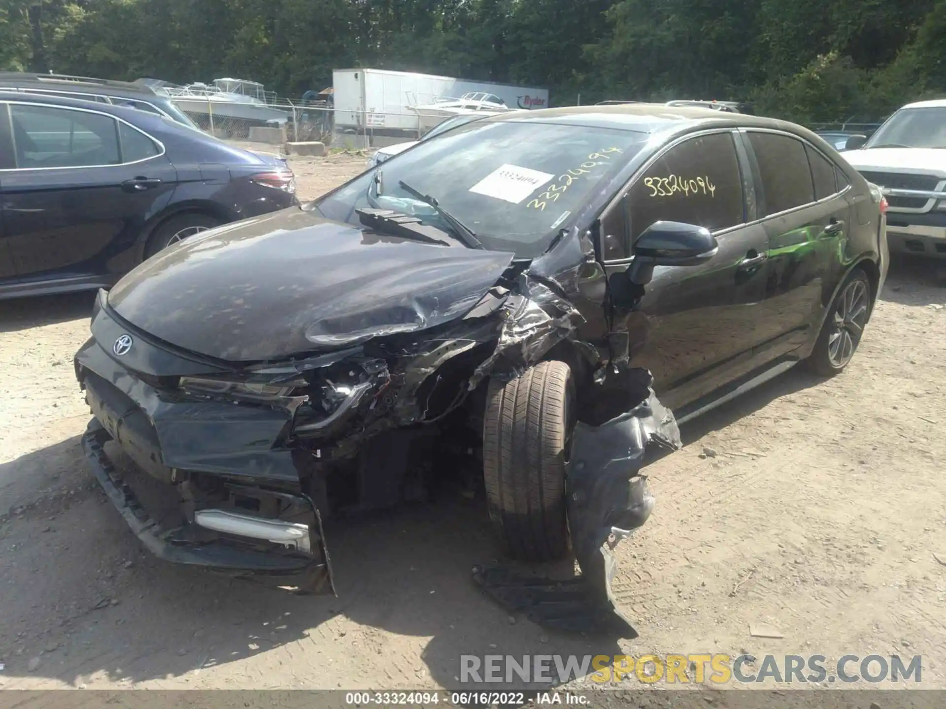 2 Photograph of a damaged car 5YFS4RCEXLP030223 TOYOTA COROLLA 2020