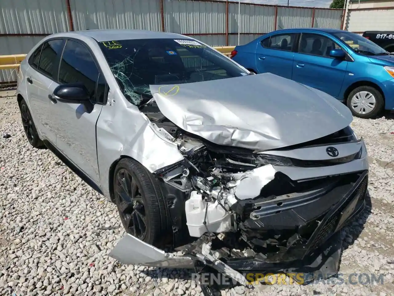 1 Photograph of a damaged car 5YFS4RCEXLP031548 TOYOTA COROLLA 2020