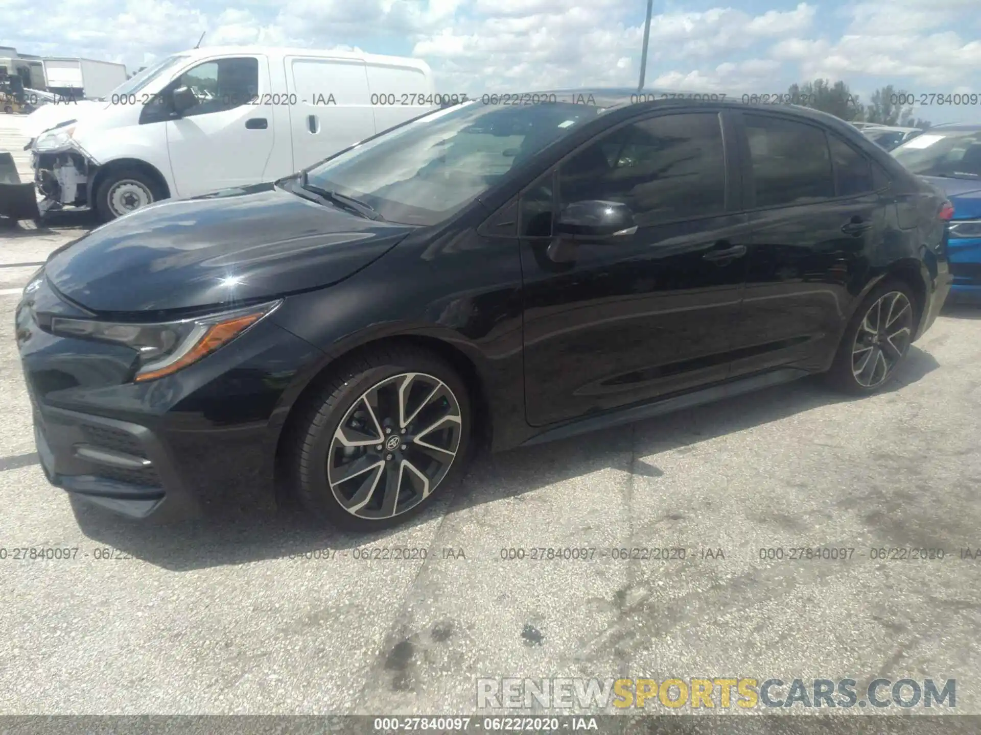 2 Photograph of a damaged car 5YFS4RCEXLP032134 TOYOTA COROLLA 2020