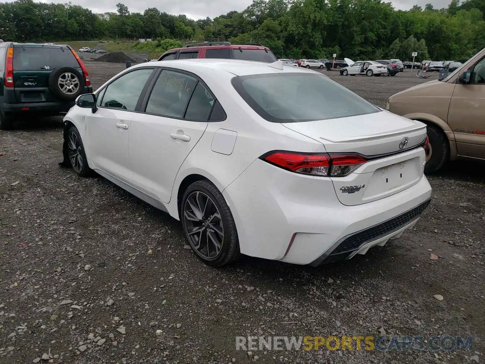 3 Photograph of a damaged car 5YFS4RCEXLP033347 TOYOTA COROLLA 2020