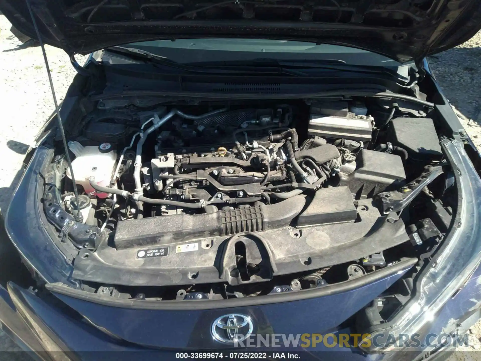 10 Photograph of a damaged car 5YFS4RCEXLP034157 TOYOTA COROLLA 2020