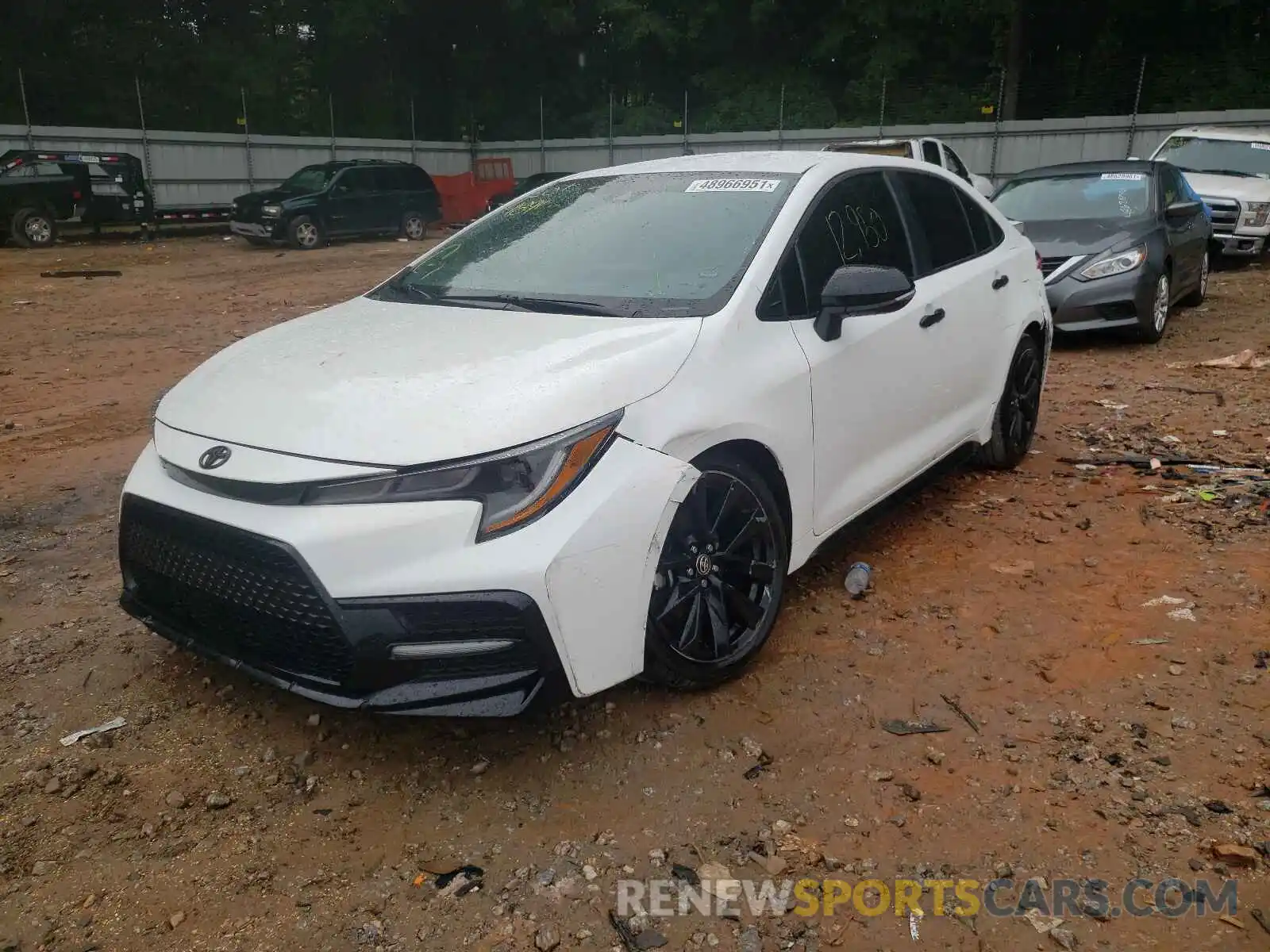 2 Photograph of a damaged car 5YFS4RCEXLP034465 TOYOTA COROLLA 2020