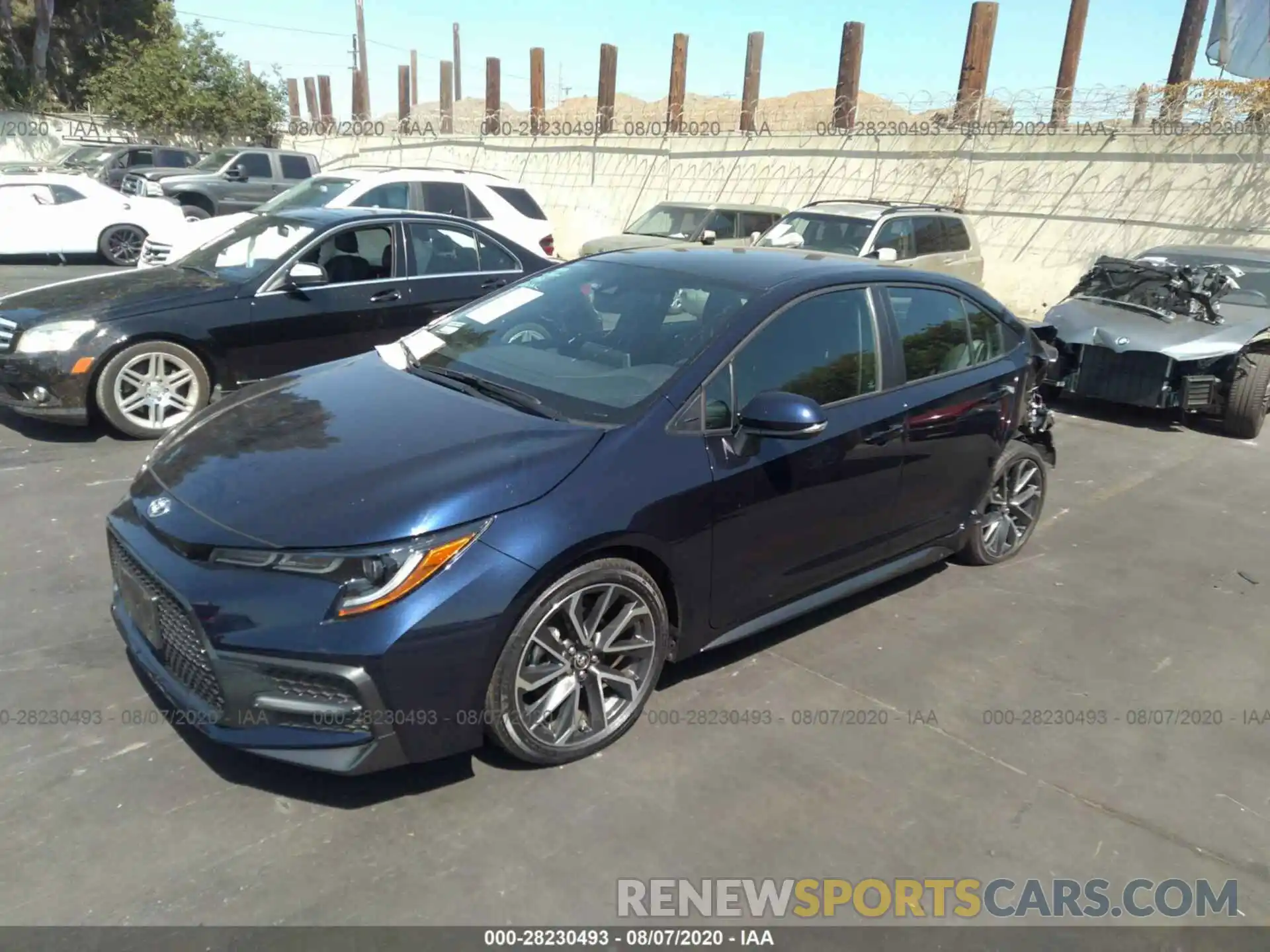 2 Photograph of a damaged car 5YFS4RCEXLP034823 TOYOTA COROLLA 2020