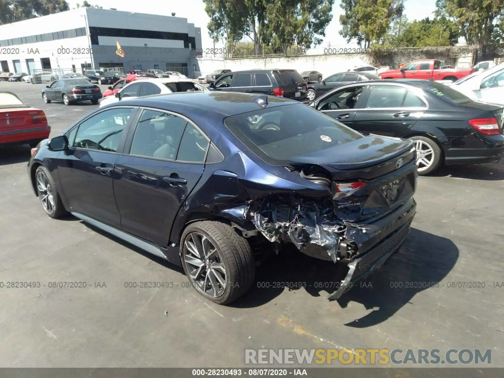 3 Photograph of a damaged car 5YFS4RCEXLP034823 TOYOTA COROLLA 2020