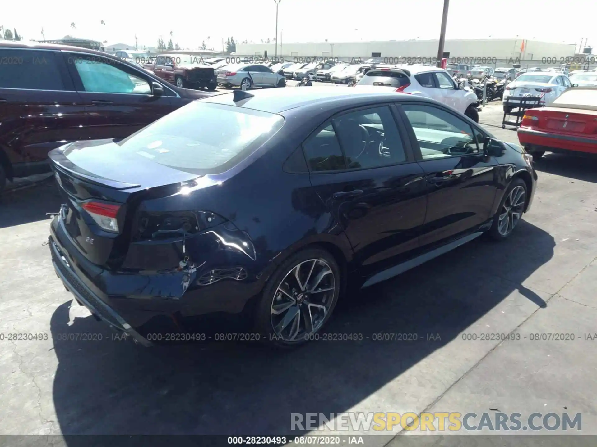 4 Photograph of a damaged car 5YFS4RCEXLP034823 TOYOTA COROLLA 2020