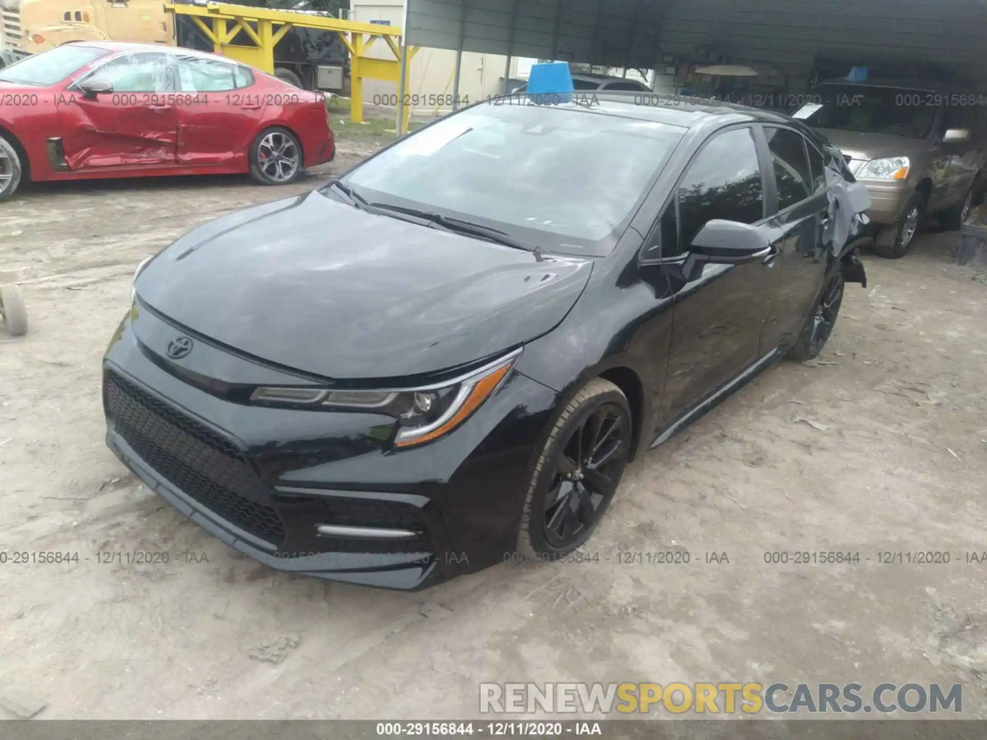 2 Photograph of a damaged car 5YFS4RCEXLP035504 TOYOTA COROLLA 2020