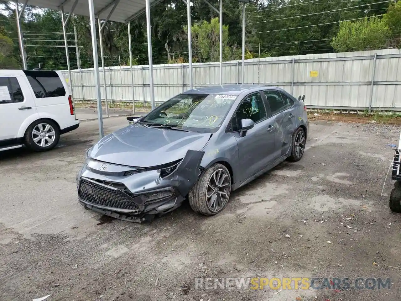 2 Photograph of a damaged car 5YFS4RCEXLP035650 TOYOTA COROLLA 2020