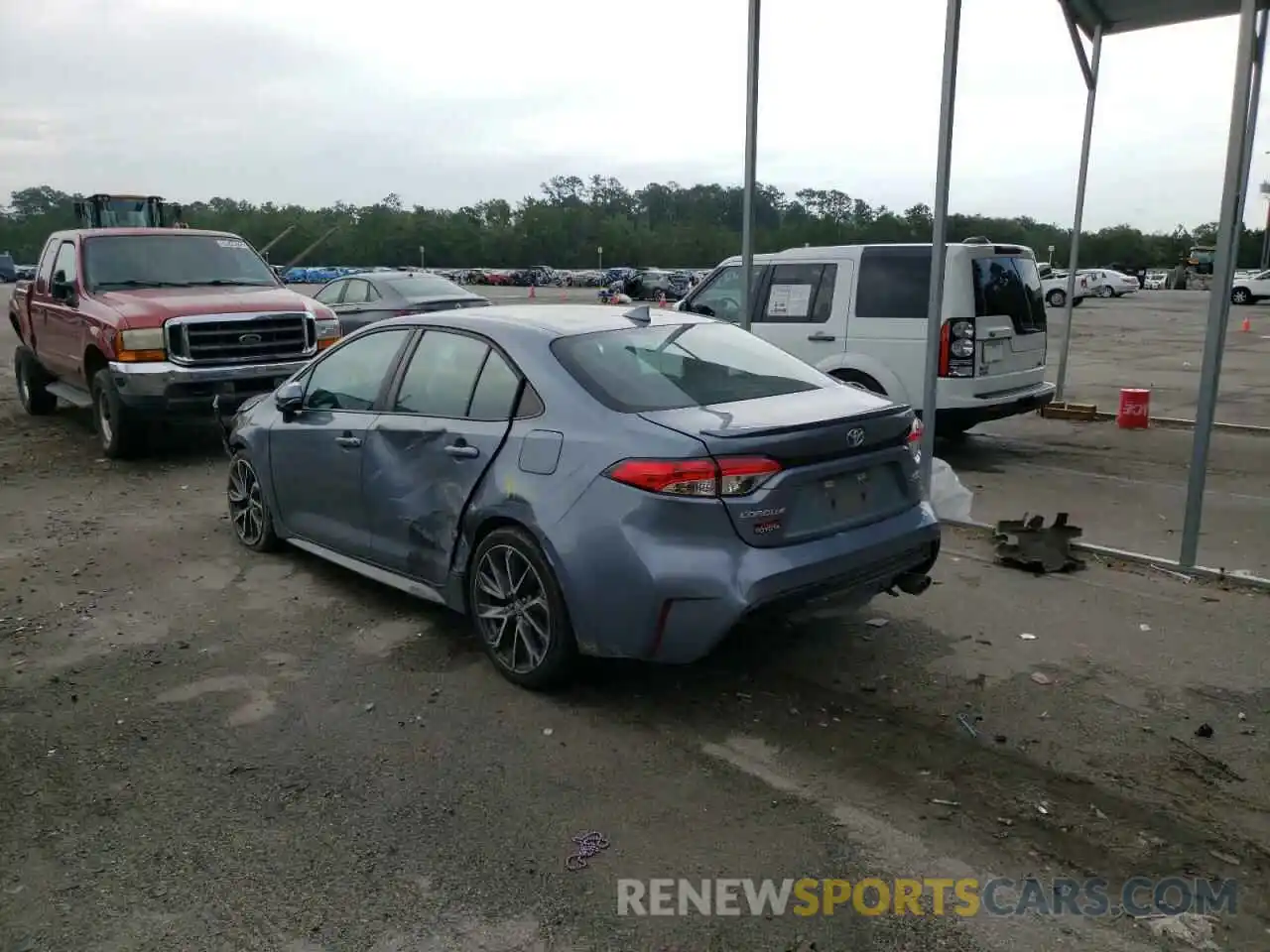 3 Photograph of a damaged car 5YFS4RCEXLP035650 TOYOTA COROLLA 2020