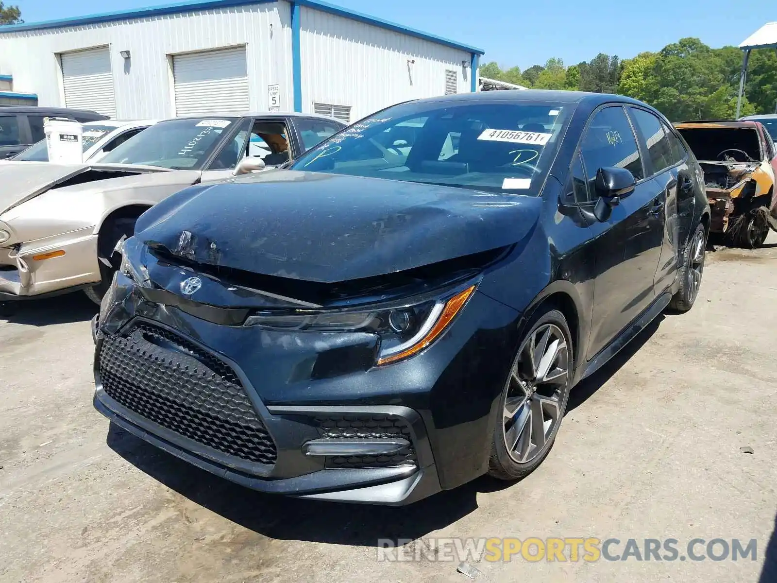 2 Photograph of a damaged car 5YFS4RCEXLP036880 TOYOTA COROLLA 2020