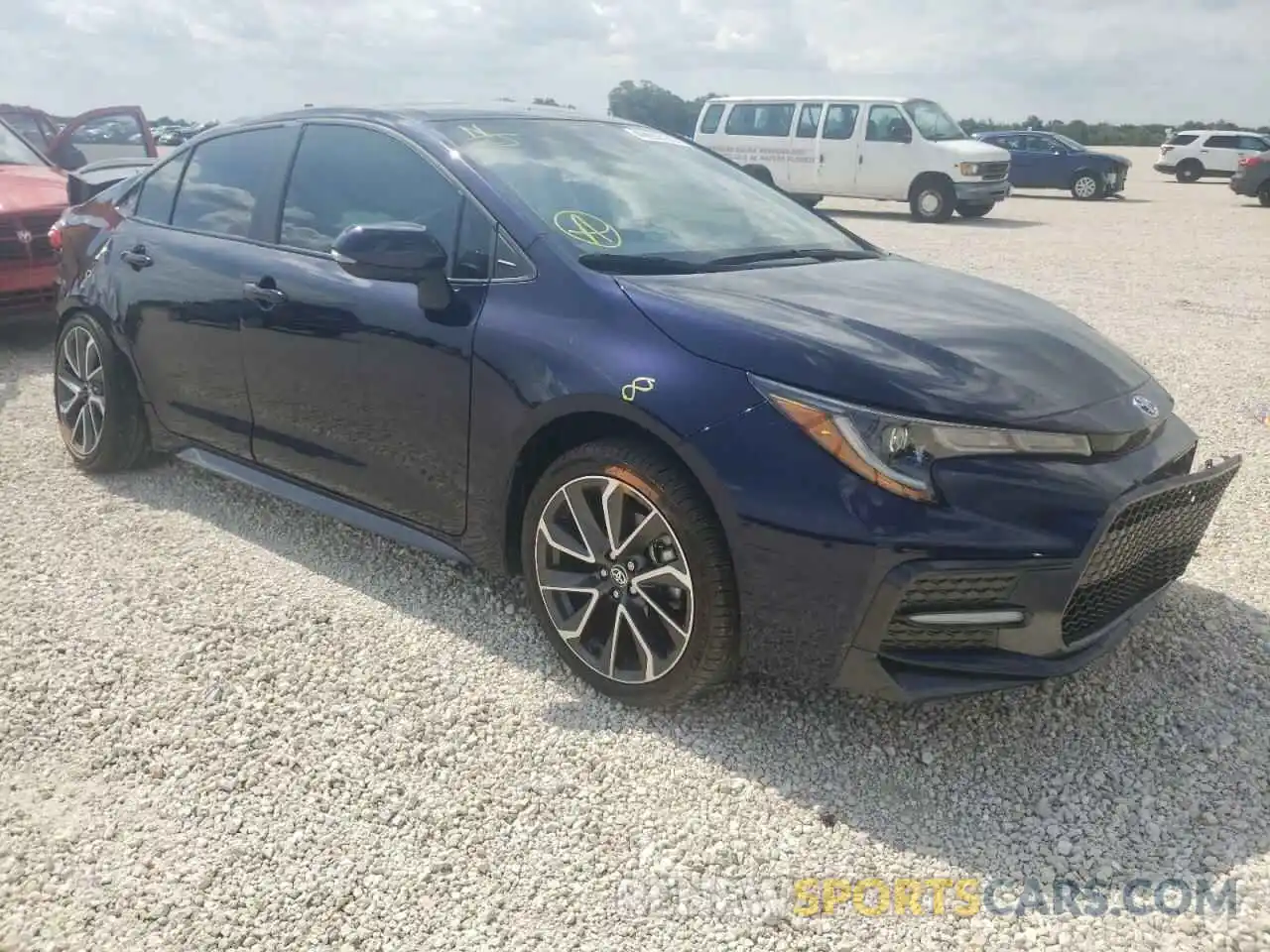 1 Photograph of a damaged car 5YFS4RCEXLP037012 TOYOTA COROLLA 2020