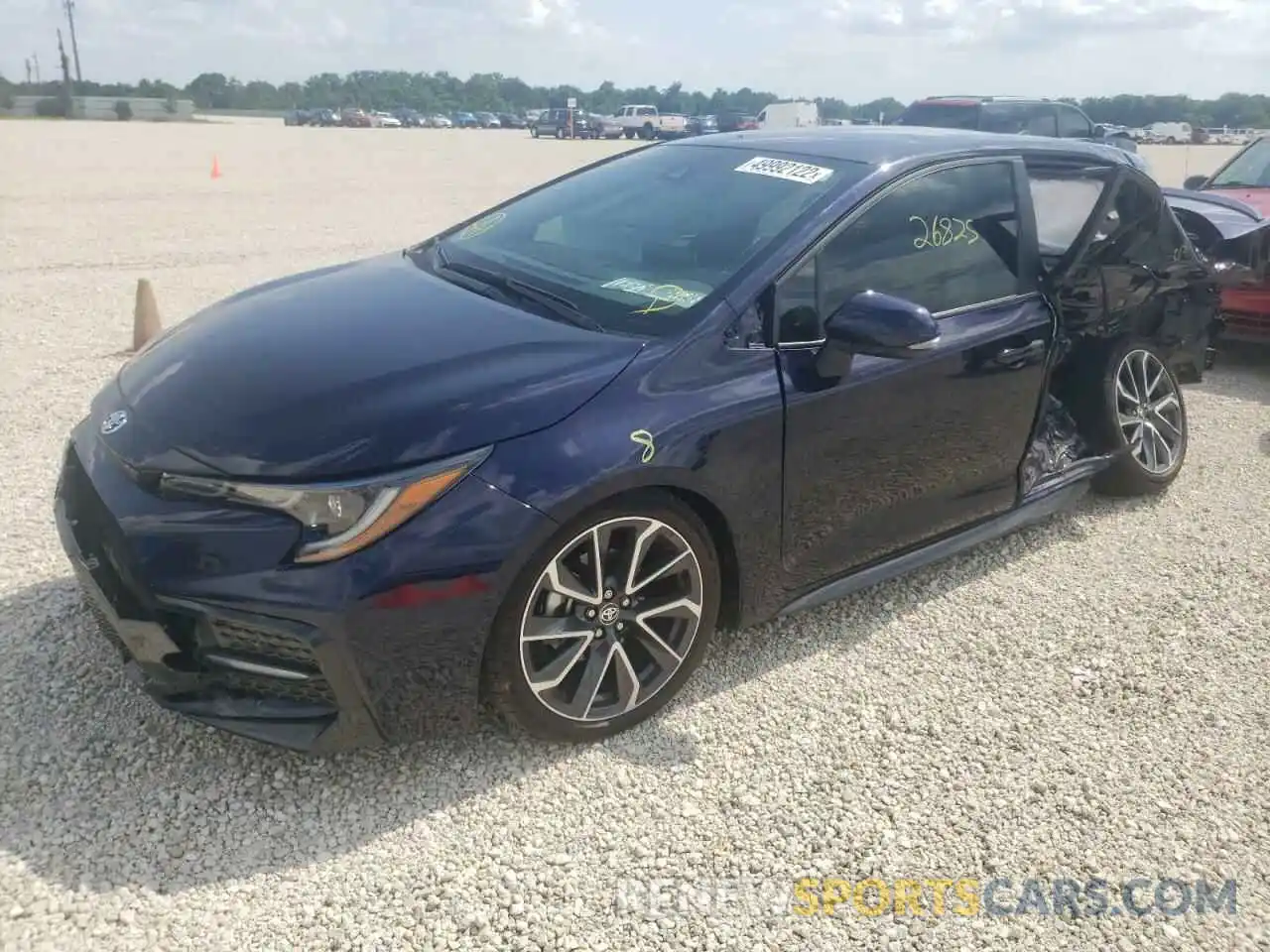 2 Photograph of a damaged car 5YFS4RCEXLP037012 TOYOTA COROLLA 2020