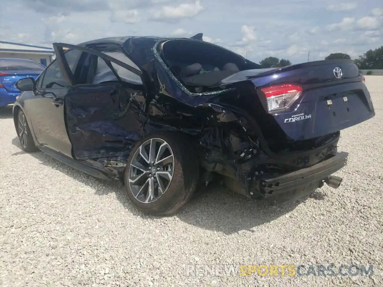 3 Photograph of a damaged car 5YFS4RCEXLP037012 TOYOTA COROLLA 2020