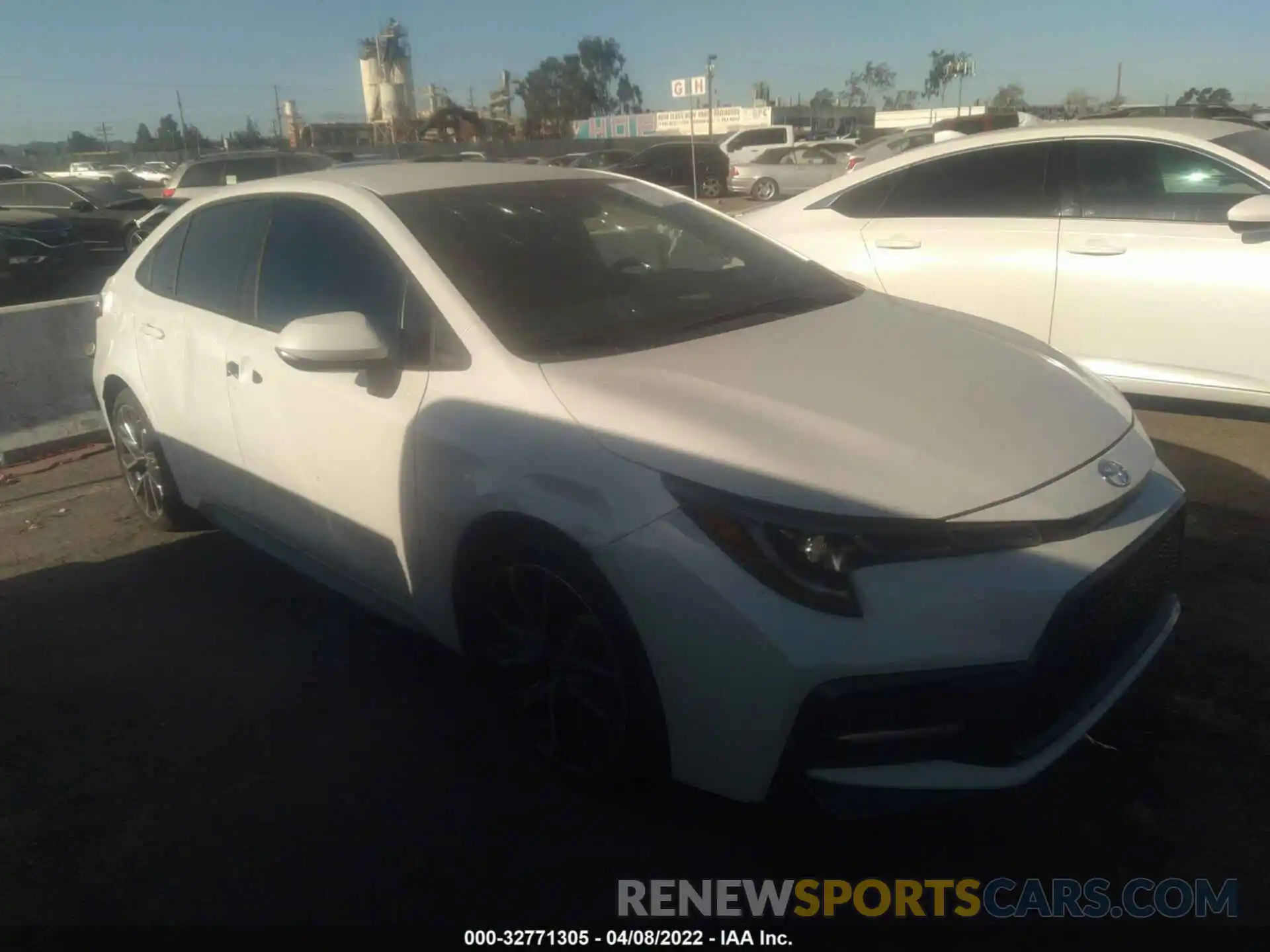 1 Photograph of a damaged car 5YFS4RCEXLP037429 TOYOTA COROLLA 2020