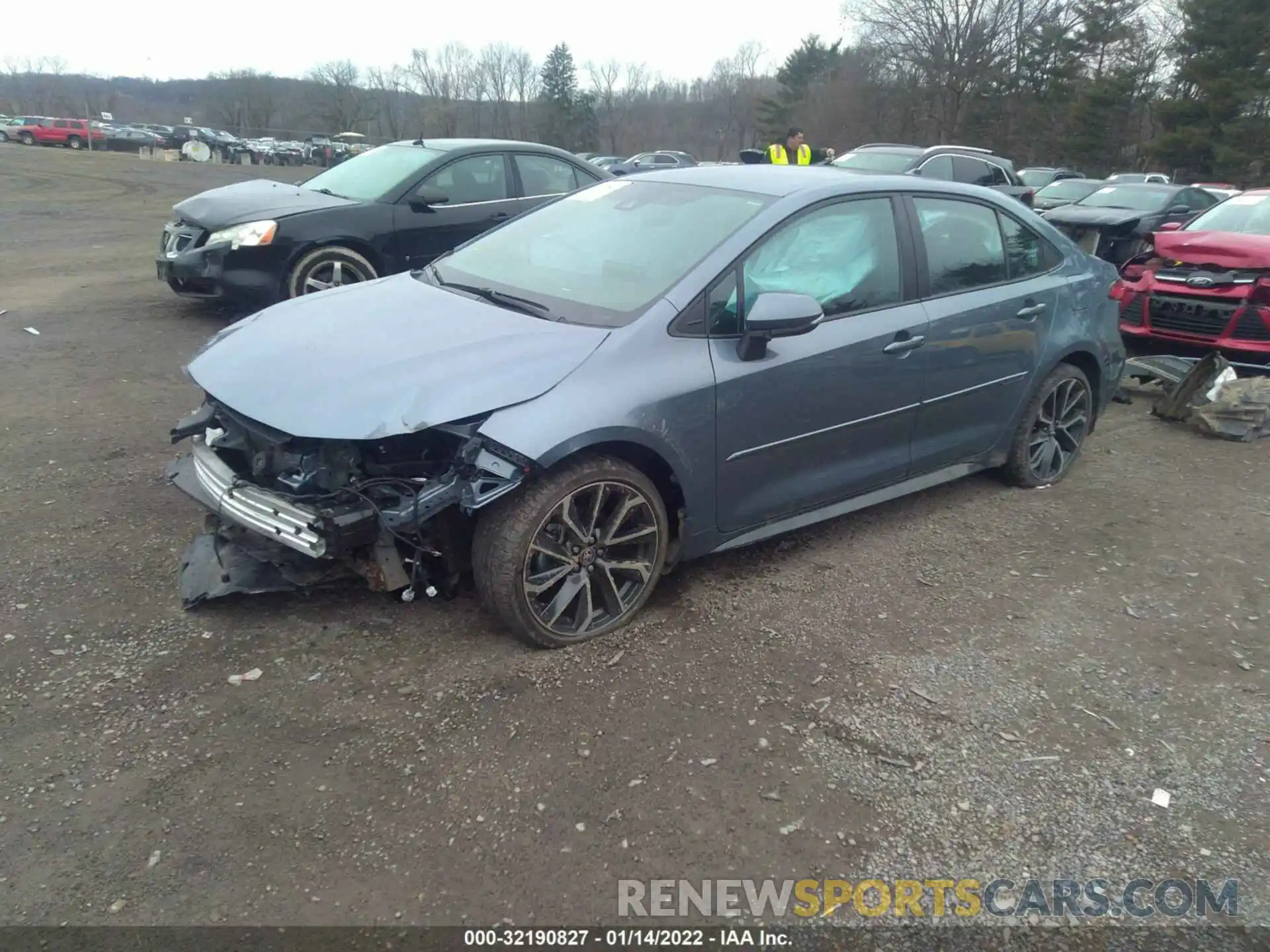 2 Photograph of a damaged car 5YFS4RCEXLP037933 TOYOTA COROLLA 2020